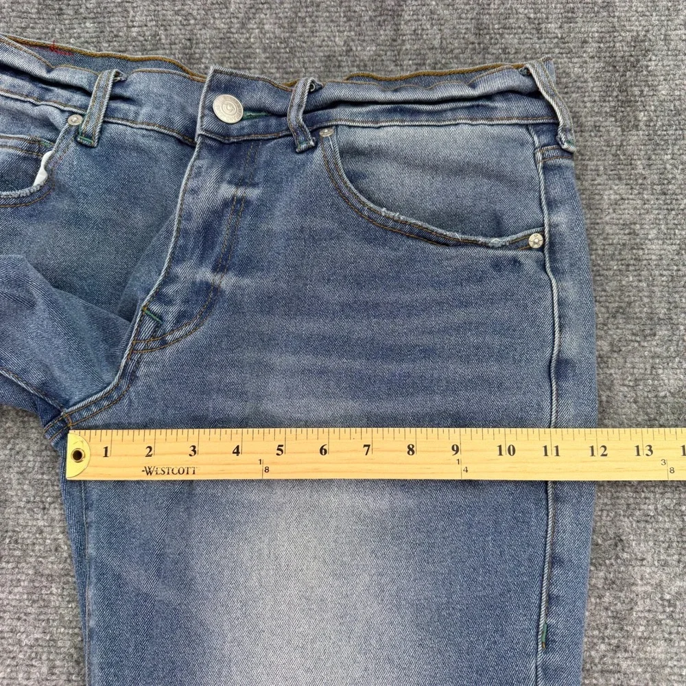 True Religion Jeans Mens 33 (Fits 35x31) Blue Ricky Relaxed Straight Medium Wash
